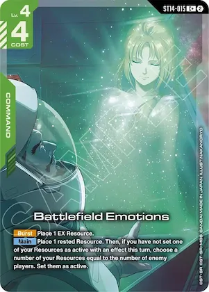 Battlefield Emotions (C+) #st14-015 – Starter Deck 14: Heavy Dominion