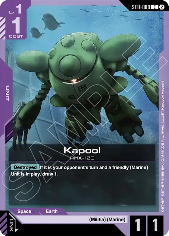Kapool #st11-009 – Starter Deck 11: Aquatic Assault