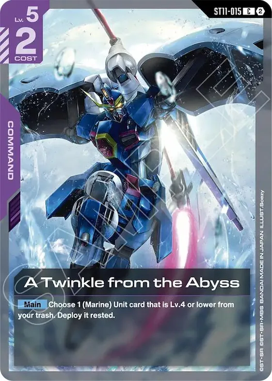 A Twinkle from the Abyss #st11-015 – Starter Deck 11: Aquatic Assault