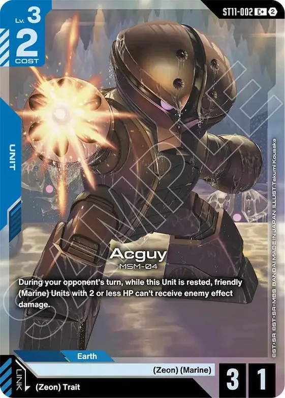 Acguy (C+) #st11-002 – Starter Deck 11: Aquatic Assault