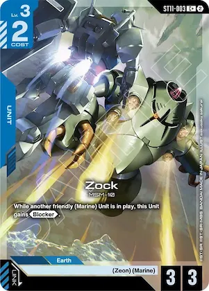 Zock (C+) #st11-003 – Starter Deck 11: Aquatic Assault