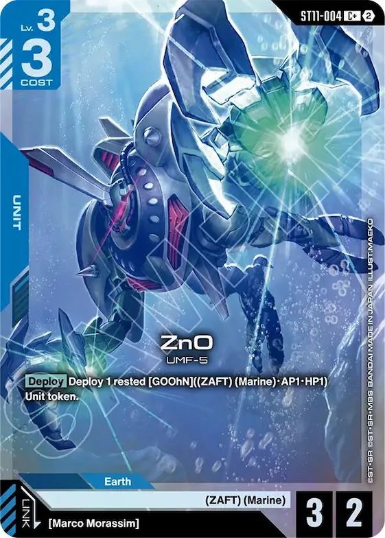 ZnO (C+) #st11-004 – Starter Deck 11: Aquatic Assault