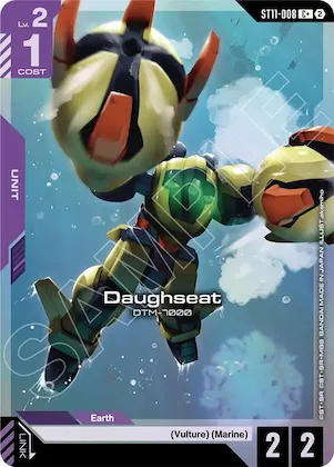 Daughseat (C+) #st11-008 – Starter Deck 11: Aquatic Assault