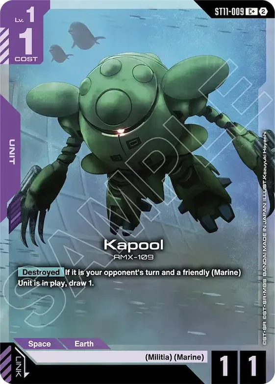 Kapool (C+) #st11-009 – Starter Deck 11: Aquatic Assault