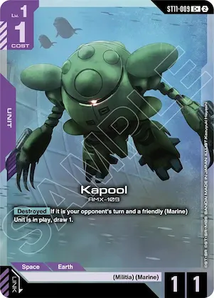 Kapool (C+) #st11-009 – Starter Deck 11: Aquatic Assault
