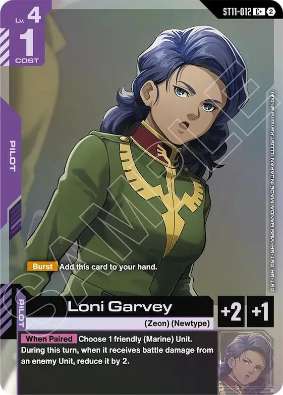 Loni Garvey (C+) #st11-012 – Starter Deck 11: Aquatic Assault