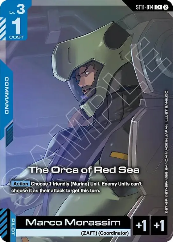 The Orca of Red Sea (C+) #st11-014 – Starter Deck 11: Aquatic Assault