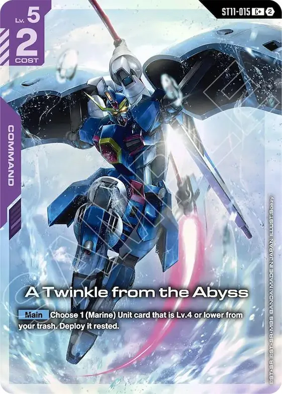 A Twinkle from the Abyss (C+) #st11-015 – Starter Deck 11: Aquatic Assault