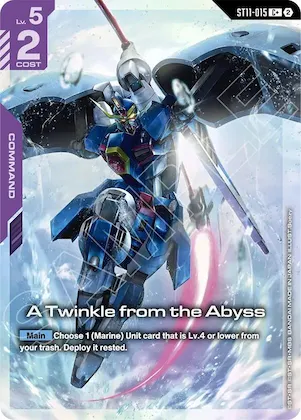 A Twinkle from the Abyss (C+) #st11-015 – Starter Deck 11: Aquatic Assault