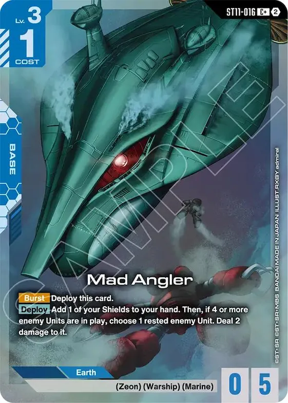 Mad Angler (C+) #st11-016 – Starter Deck 11: Aquatic Assault
