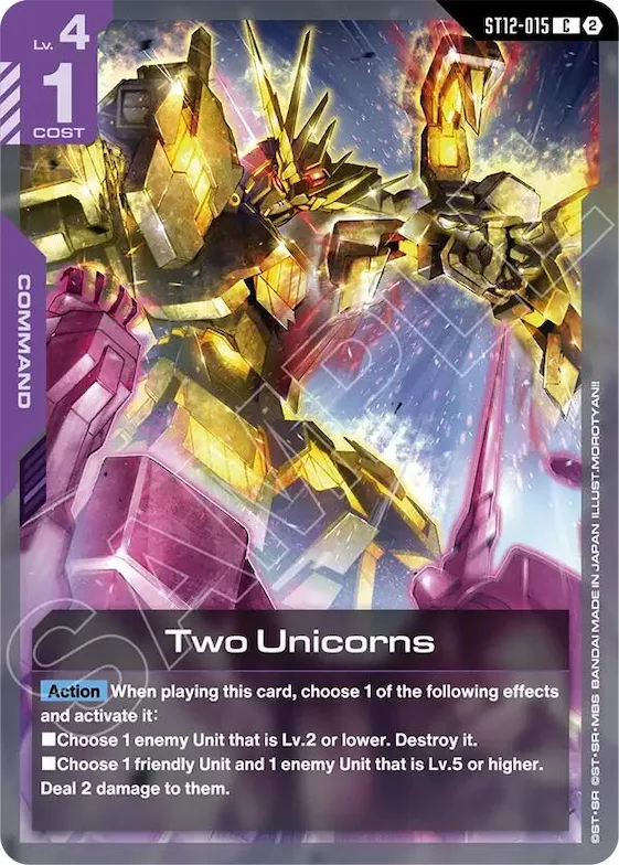 Two Unicorns #st12-015 – Starter Deck 12: Raging Onslaught