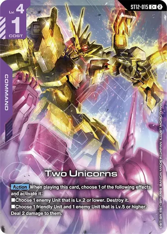 Two Unicorns (C+) #st12-015 – Starter Deck 12: Raging Onslaught
