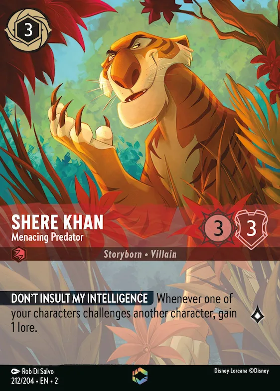 Shere Khan - Menacing Predator (Enchanted) #212 – Rise of the Floodborn
