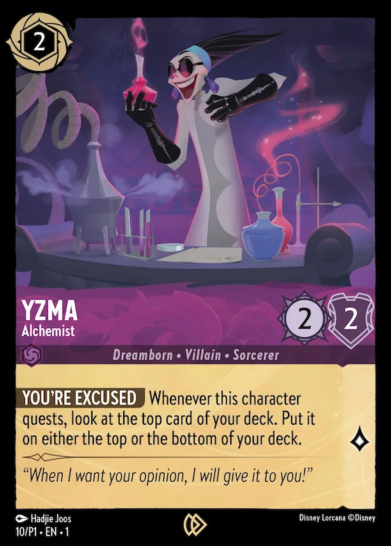 Yzma - Alchemist #10 – Disney Lorcana Promo Cards