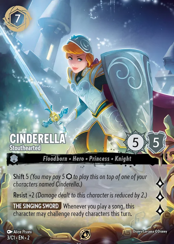 Cinderella - Stouthearted #3 – Disney Lorcana Promo Cards
