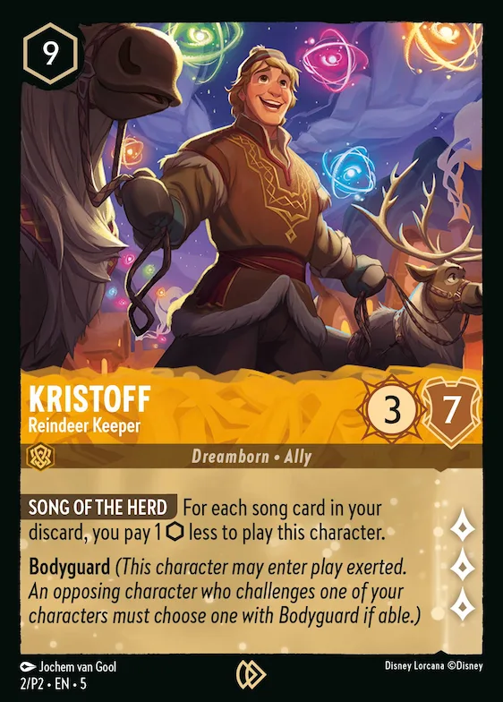 Kristoff - Reindeer Keeper #2 – Disney Lorcana Promo Cards