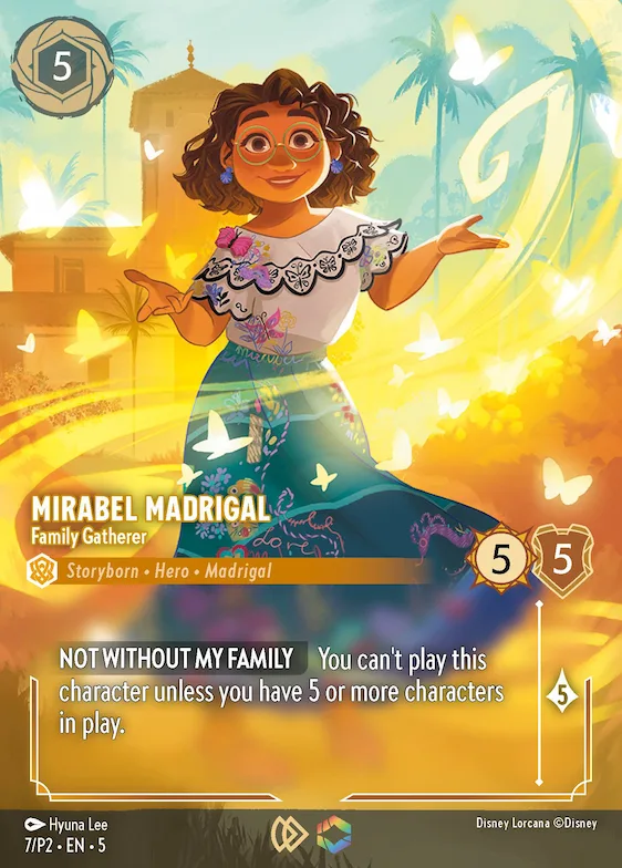 Mirabel Madrigal - Family Gatherer (Store Championship) #7 – Disney Lorcana Promo Cards