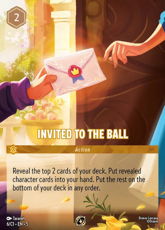 Invited to the Ball #6 – Disney Lorcana Promo Cards