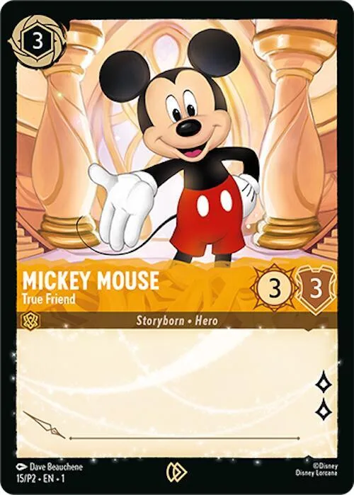 Mickey Mouse - True Friend #15 – Disney Lorcana Promo Cards