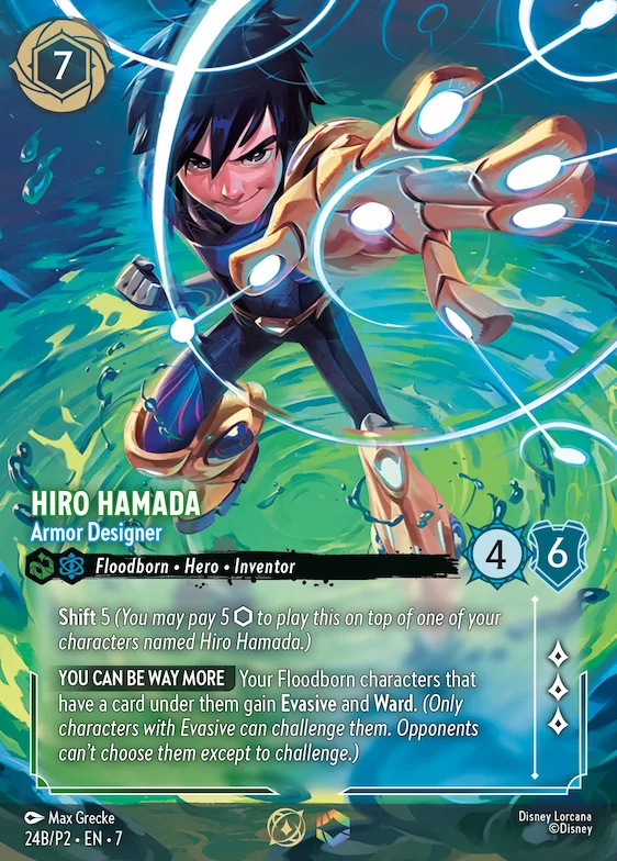 Hiro Hamada - Armor Designer (Store Championship) #24b – Disney Lorcana Promo Cards