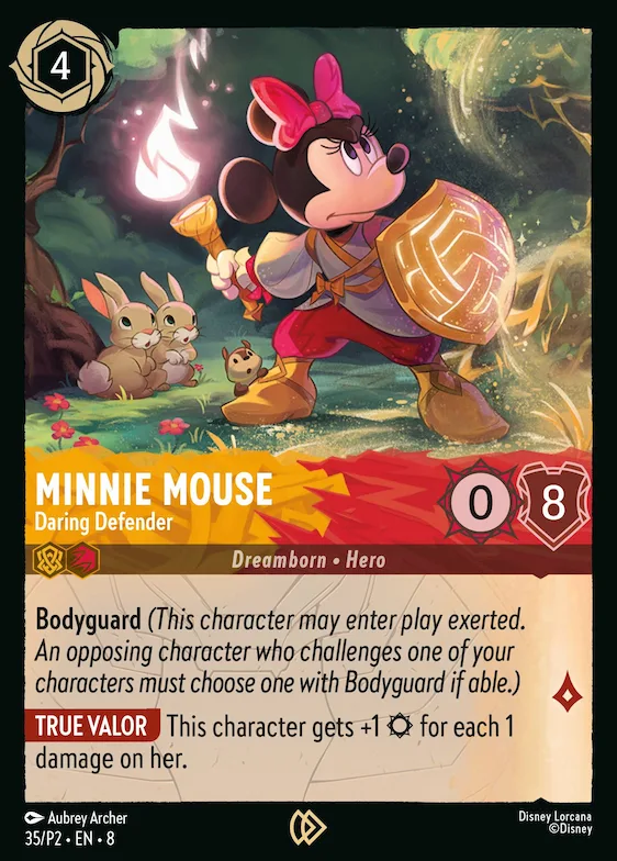 Minnie Mouse - Daring Defender #35 – Disney Lorcana Promo Cards