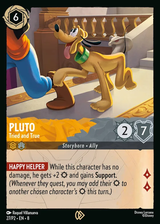 Pluto - Tried and True #27 – Disney Lorcana Promo Cards