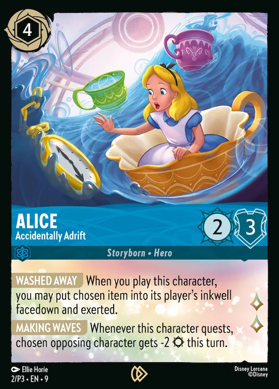 Alice - Accidentally Adrift #2 – Disney Lorcana Promo Cards
