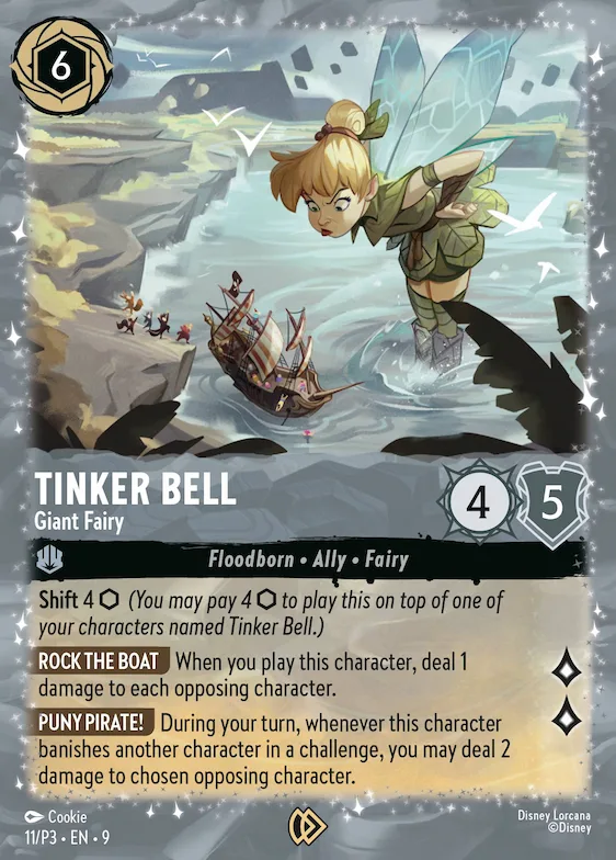 Tinker Bell - Giant Fairy #11 – Disney Lorcana Promo Cards
