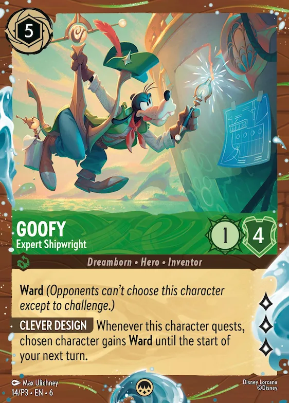 Goofy - Expert Shipwright (Disney Cruise Promo) #14 – Disney Lorcana Promo Cards