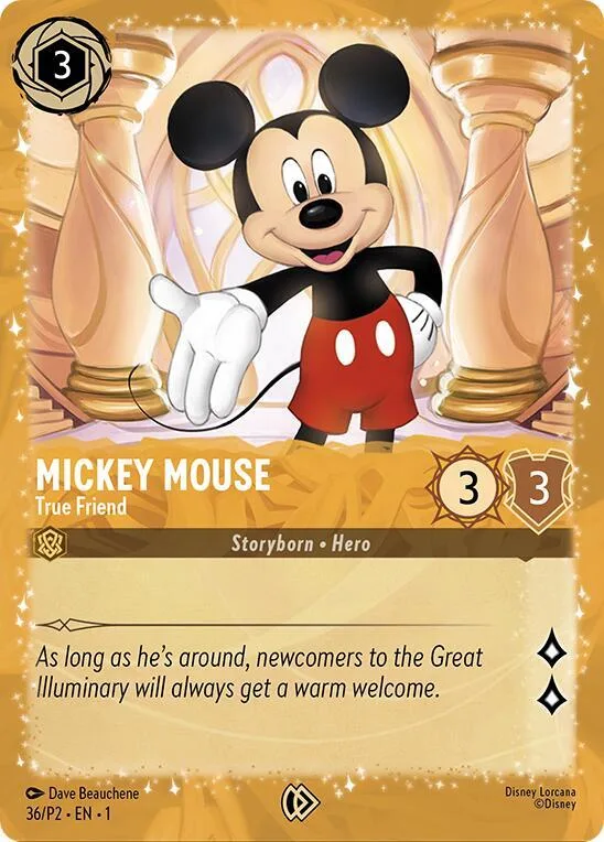 Mickey Mouse - True Friend (Puzzle Promo) #36 – Disney Lorcana Promo Cards
