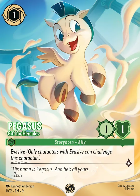 Pegasus - Gift for Hercules (1) #1 – Disney Lorcana Promo Cards