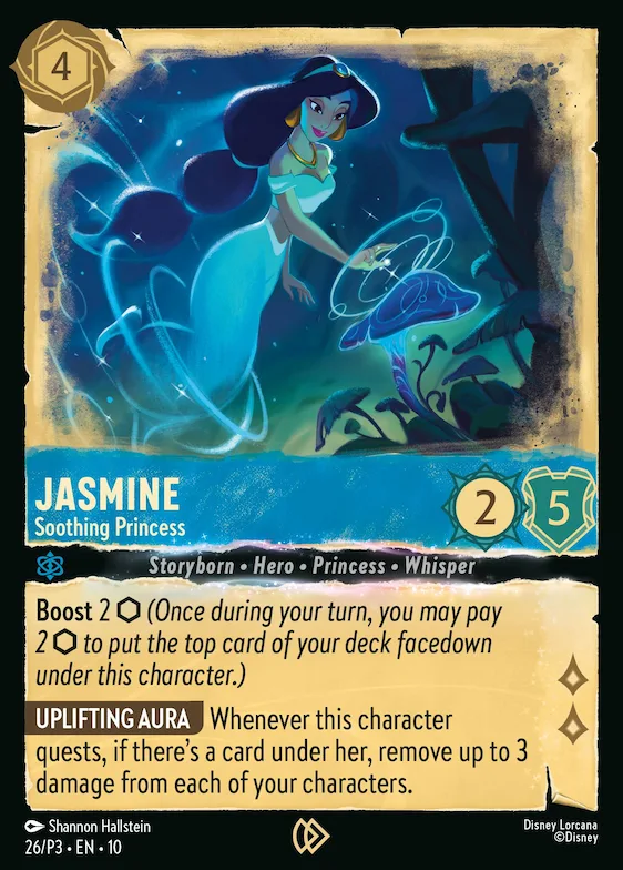 Jasmine - Soothing Princess #26 – Disney Lorcana Promo Cards