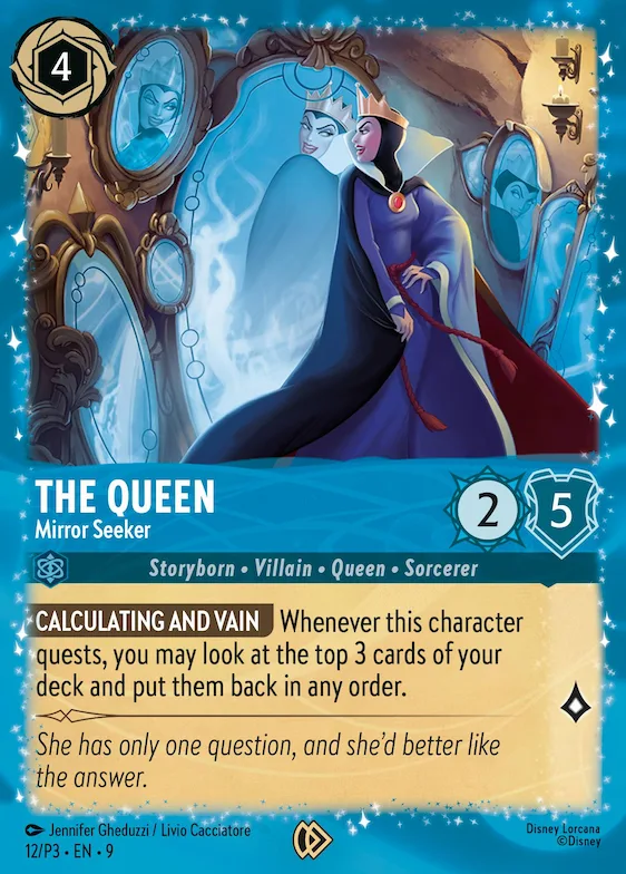 The Queen - Mirror Seeker #12 – Disney Lorcana Promo Cards