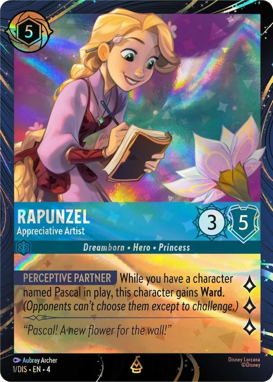 Rapunzel - Appreciative Artist #1 – Disney Lorcana Promo Cards