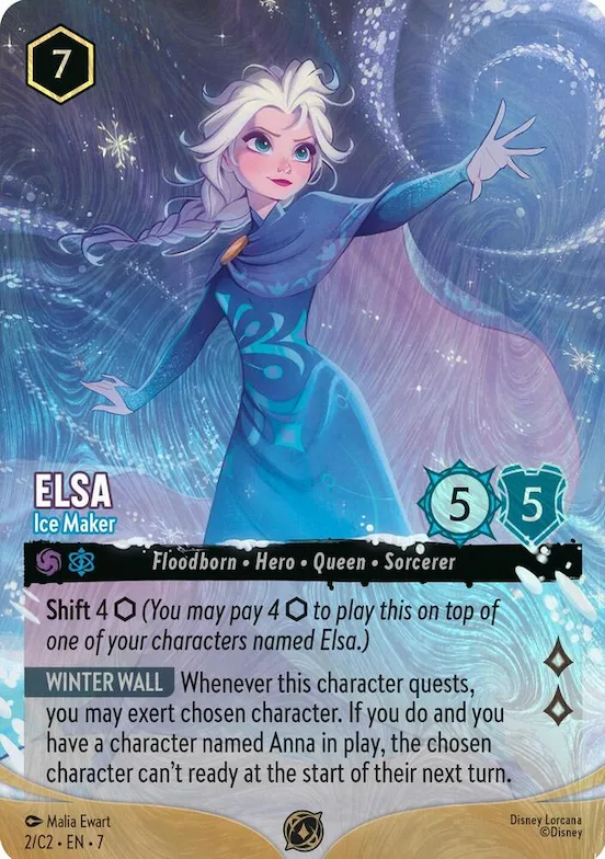 Elsa - Ice Maker (Foil) #2 – Disney Lorcana Promo Cards