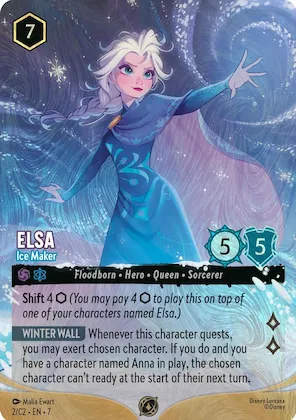 Elsa - Ice Maker (Foil) #2 – Disney Lorcana Promo Cards