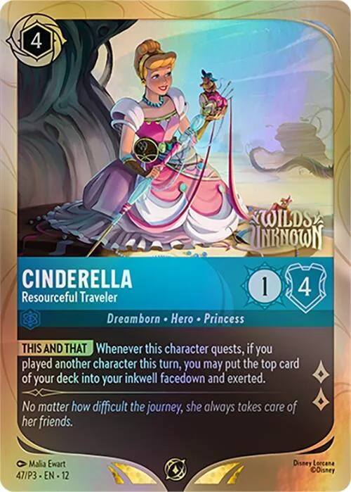 Cinderella - Resourceful Traveler #47 – Disney Lorcana Promo Cards