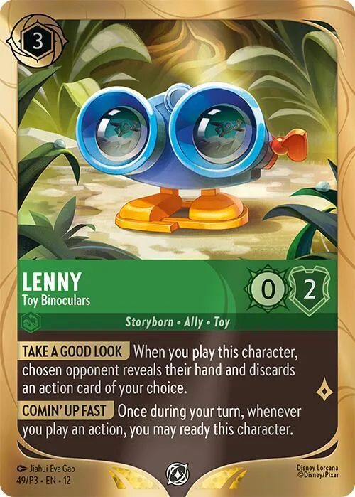 Lenny - Toy Binoculars #49 – Disney Lorcana Promo Cards