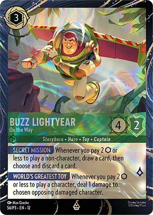 Buzz Lightyear - On the Way #56 – Disney Lorcana Promo Cards