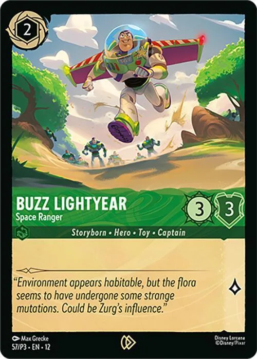 Buzz Lightyear - Space Ranger #57 – Disney Lorcana Promo Cards