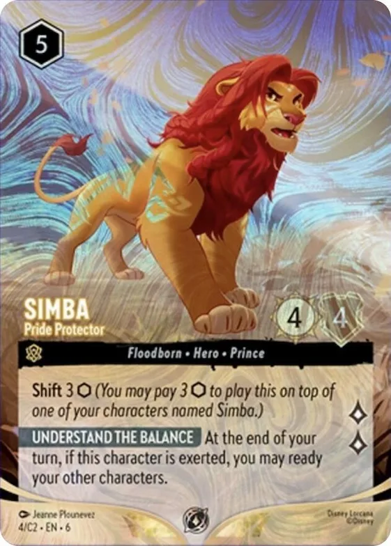 Simba - Pride Protector (Foil) #4 – Disney Lorcana Promo Cards