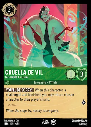 Cruella De Vil - Miserable As Usual #4 – D23 Promos