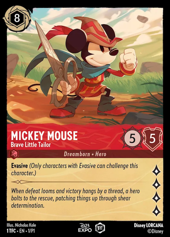 Mickey Mouse - Brave Little Tailor #1 – D23 Promos