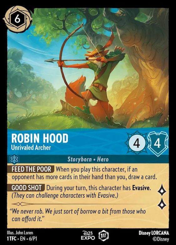 Robin Hood - Unrivaled Archer #6 – D23 Promos