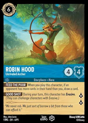 Robin Hood - Unrivaled Archer #6 – D23 Promos