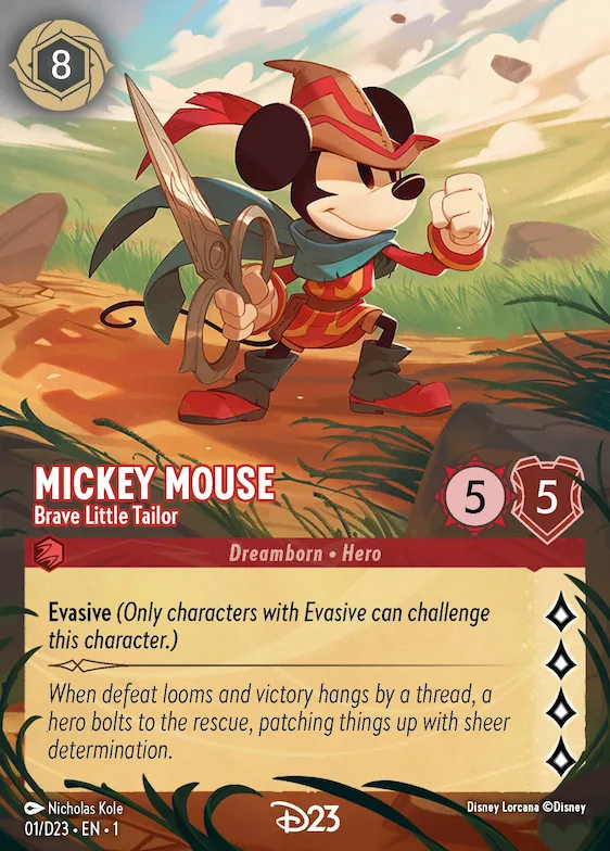 Mickey Mouse - Brave Little Tailor (Extended Art) #1 – D23 Promos