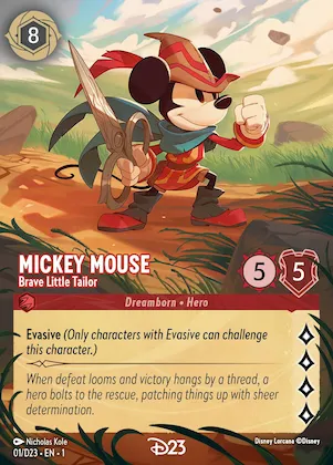 Mickey Mouse - Brave Little Tailor (Extended Art) #1 – D23 Promos