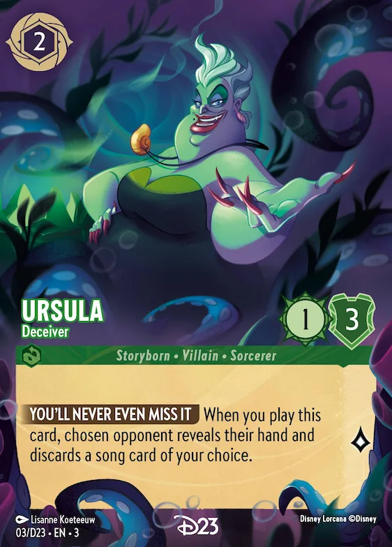 Ursula - Deceiver #3 – D23 Promos