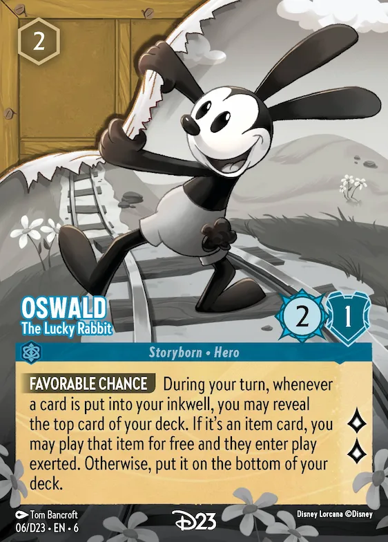 Oswald - The Lucky Rabbit #6 – D23 Promos