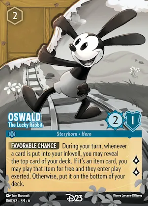 Oswald - The Lucky Rabbit #6 – D23 Promos